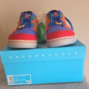Jordan Sneakers - Red, Blue, Orange